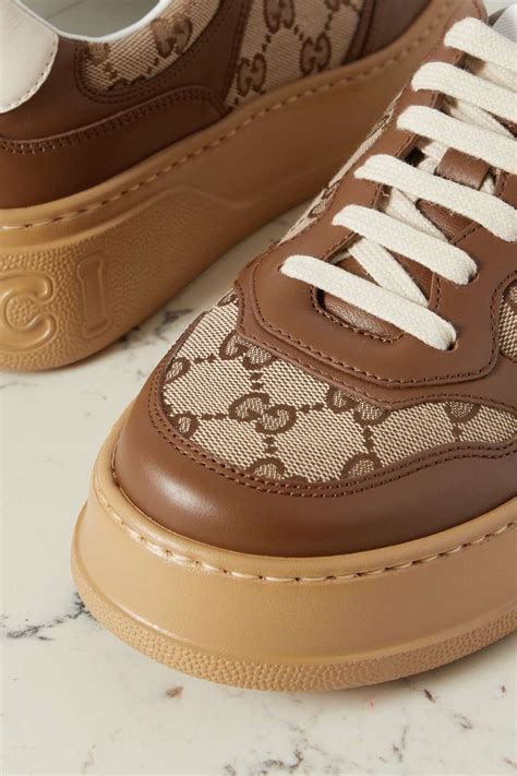 gucci sneaker plateau|net a porter gucci shoes.